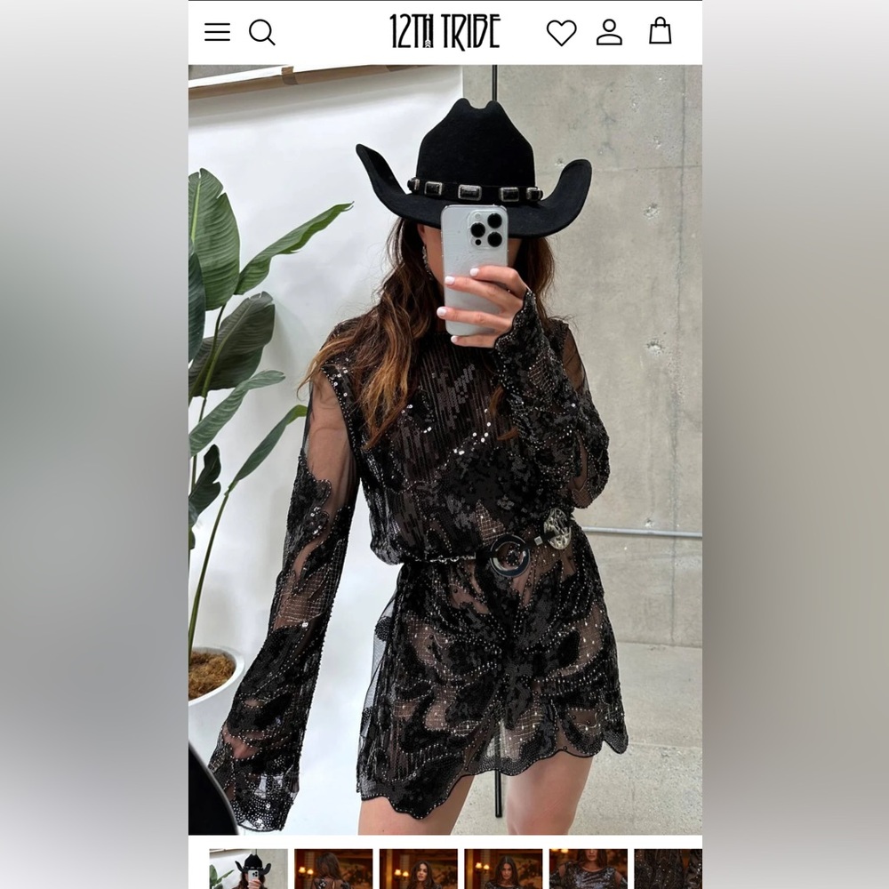 NWT 12th Tribe Sequin Dress